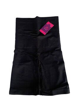 Shapermint Empetua High-Waisted Shaper Shorts Shapewear Black Sz SM 55001
